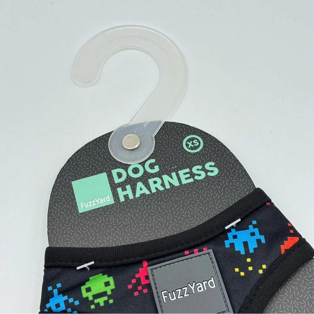 Fuzz Yard Arcade Game Print Dog Harness Dog’s Size XS